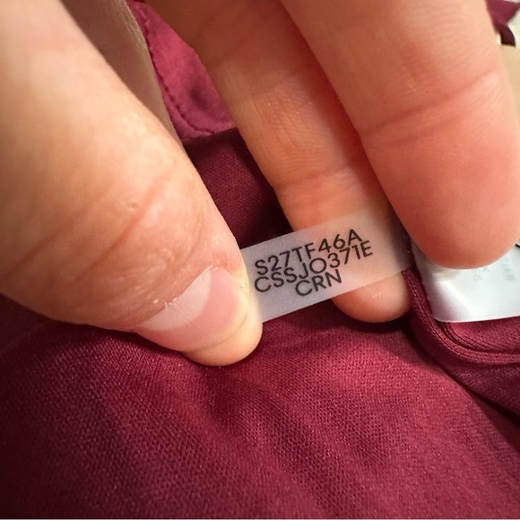 Calvin Klein cranberry sequin Cami tank top - Picture 3 of 4